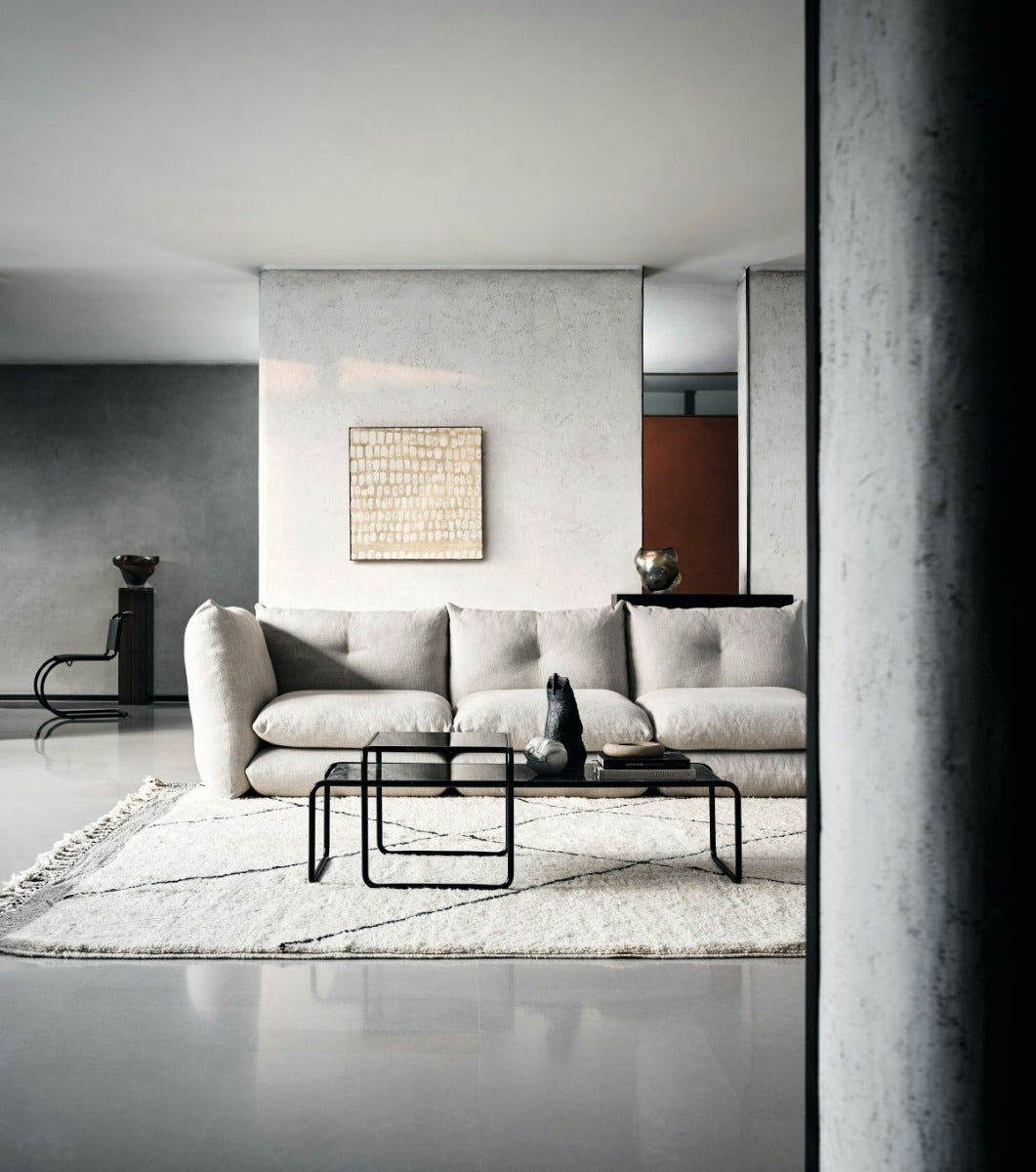 Knoll Perron Pillo Four Seater Sofa