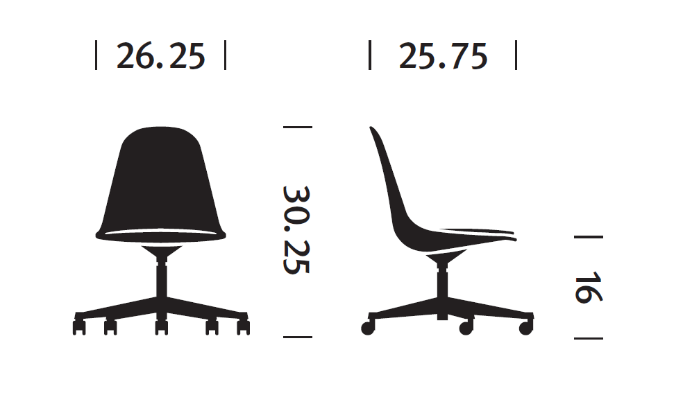 Herman Miller Eames® Wire Task Side Chair