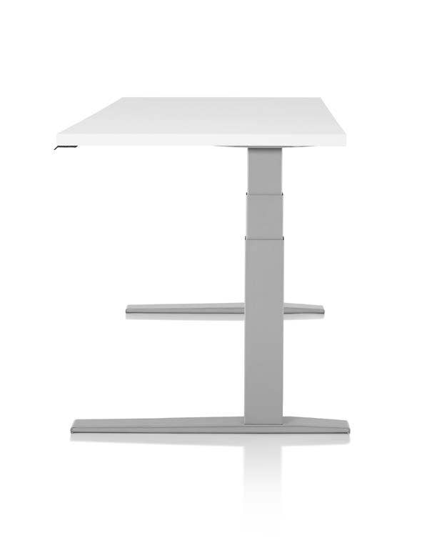 Herman Miller Motia® Sit-to-Stand Rectangular Table C-Foot