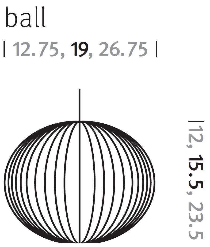 Herman Miller Nelson® Ball Bubble Pendant Lamp