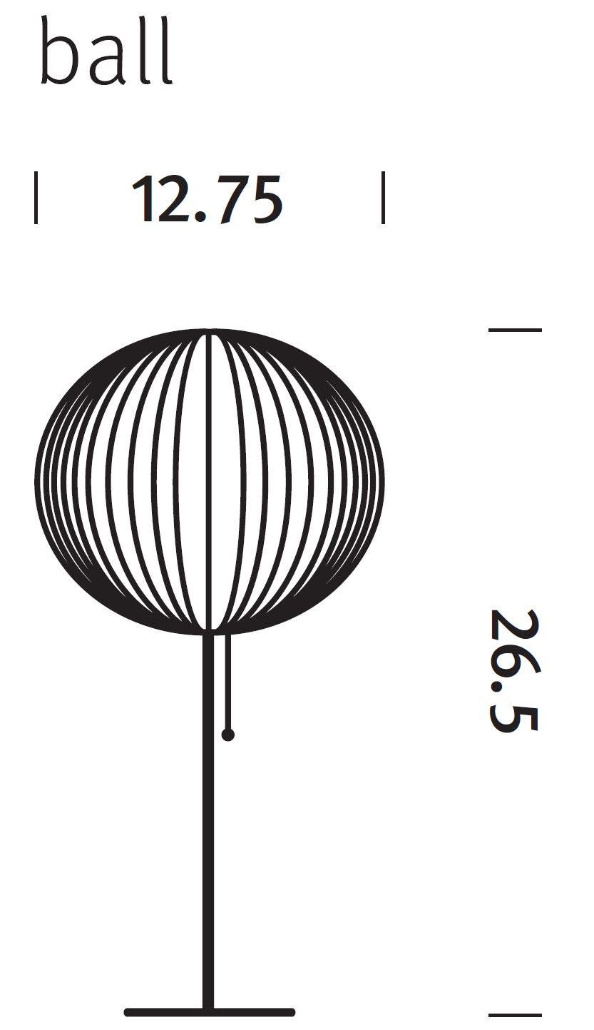 Herman Miller Nelson® Ball Lotus Table Lamp