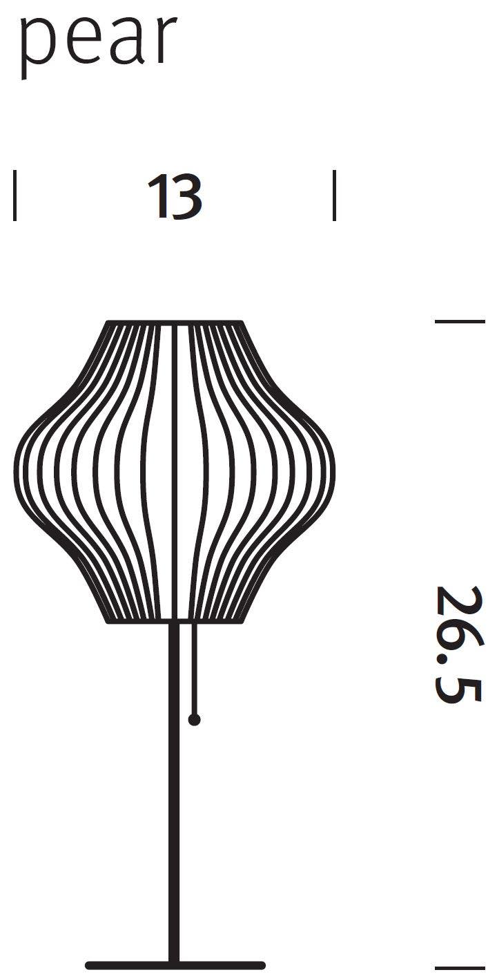 Herman Miller Nelson® Pear® Lotus Table Lamp
