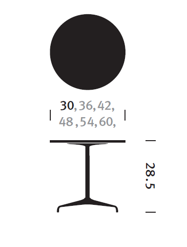 Herman Miller x HAY Eames® Round Outdoor Table