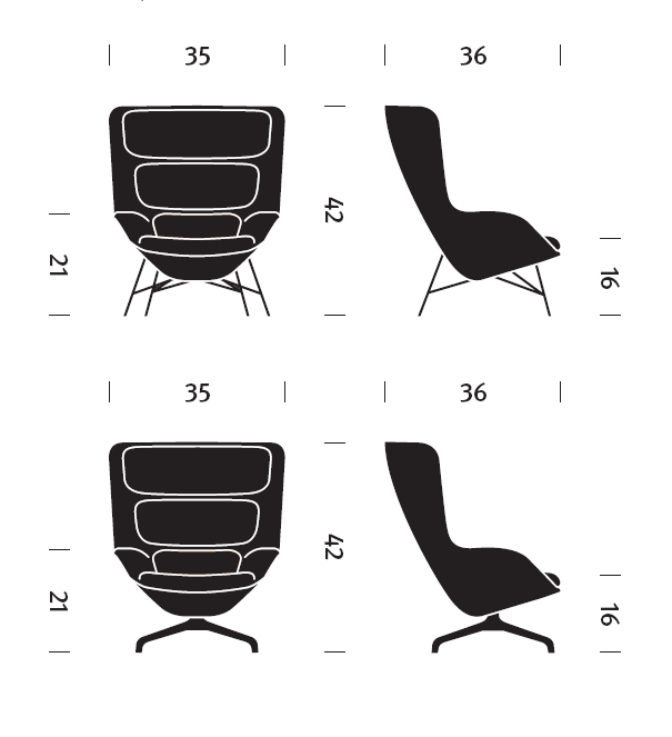 Herman Miller Striad® High-Back Lounge Chair
