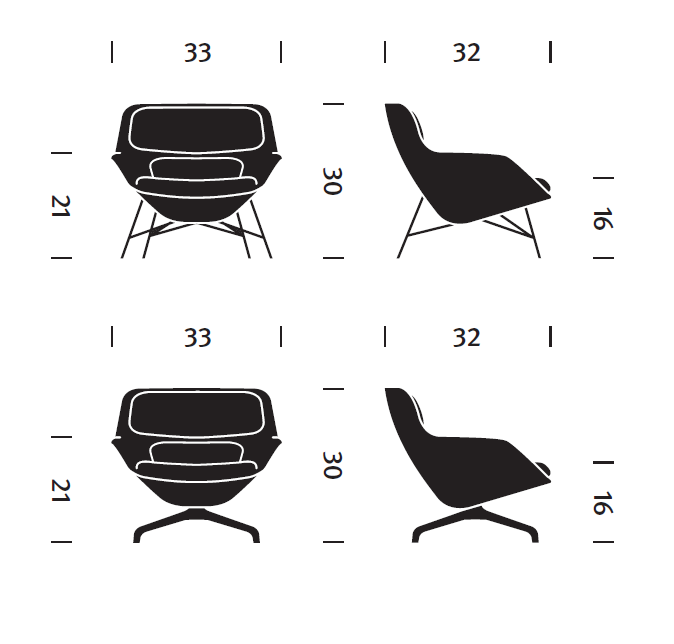 Herman Miller Striad® Low-Back Lounge Chair