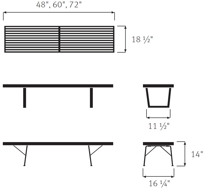 Herman Miller Nelson™ Platform Bench