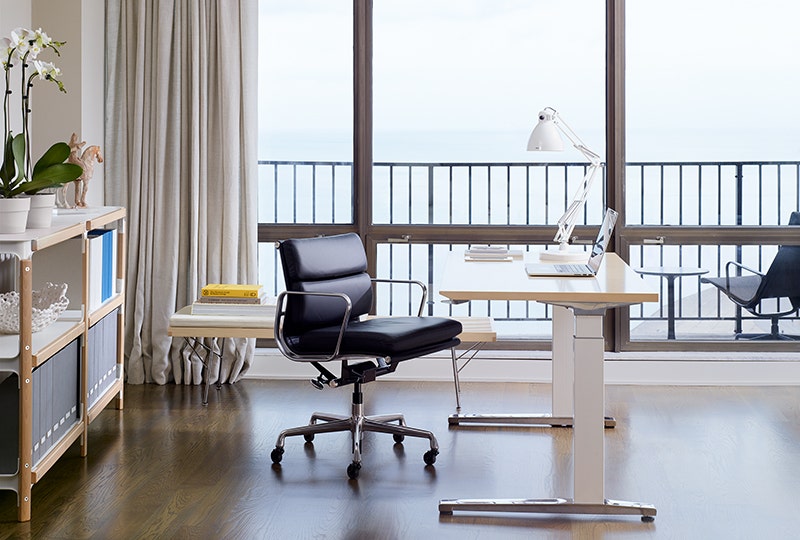 Herman Miller Renew™ Sit-to-Stand Rectangular Table C-Foot