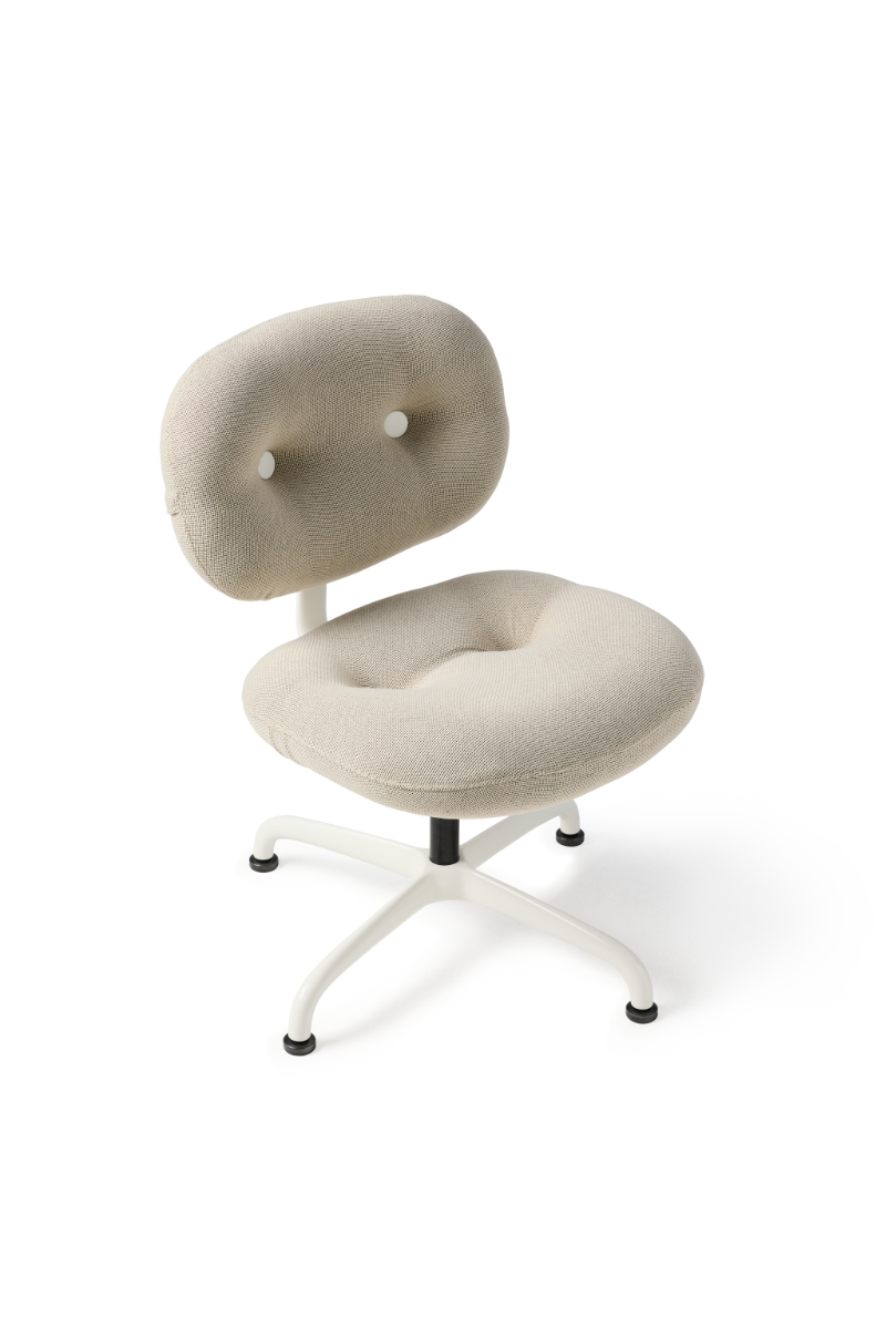 Knoll Morrison Hannah™ Chair Single Upholstery, 4-Star Glides Base