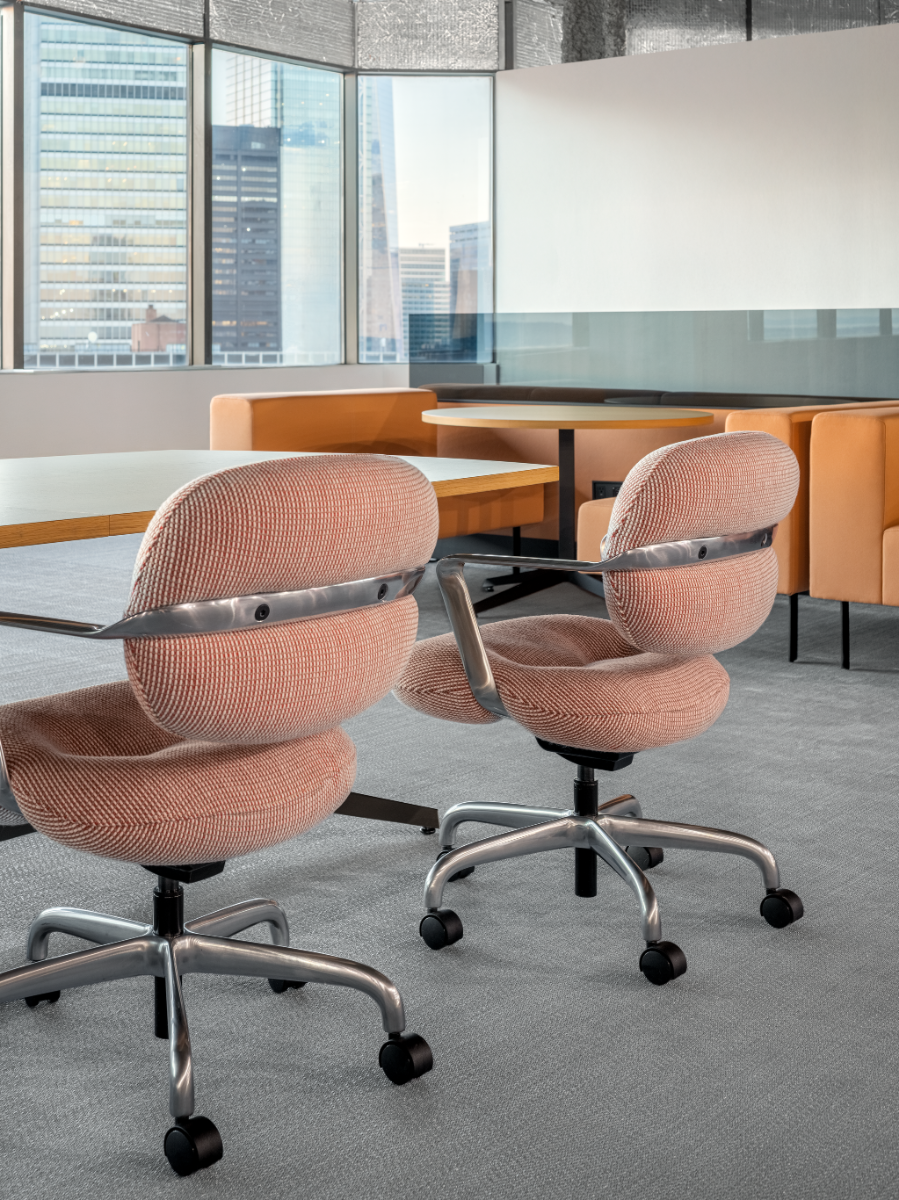 Knoll Morrison Hannah™ Chair Single Upholstery, 5-Star Base