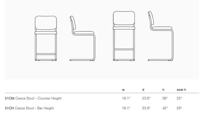 Knoll Marcel Breuer - Cesca® Stool