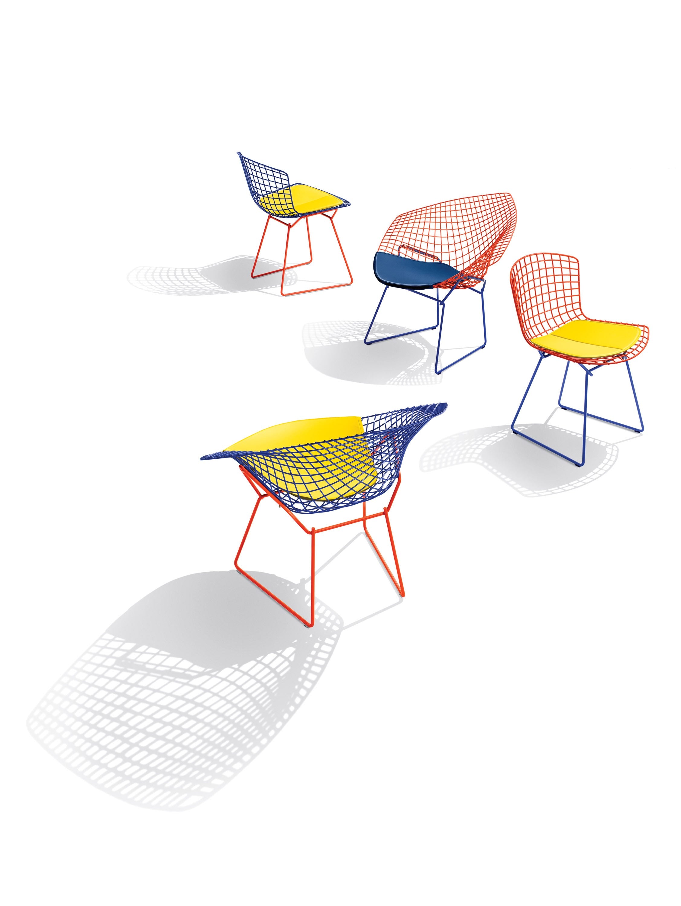 Knoll Harry Bertoia Two-Tone Diamond™ Lounge Chair