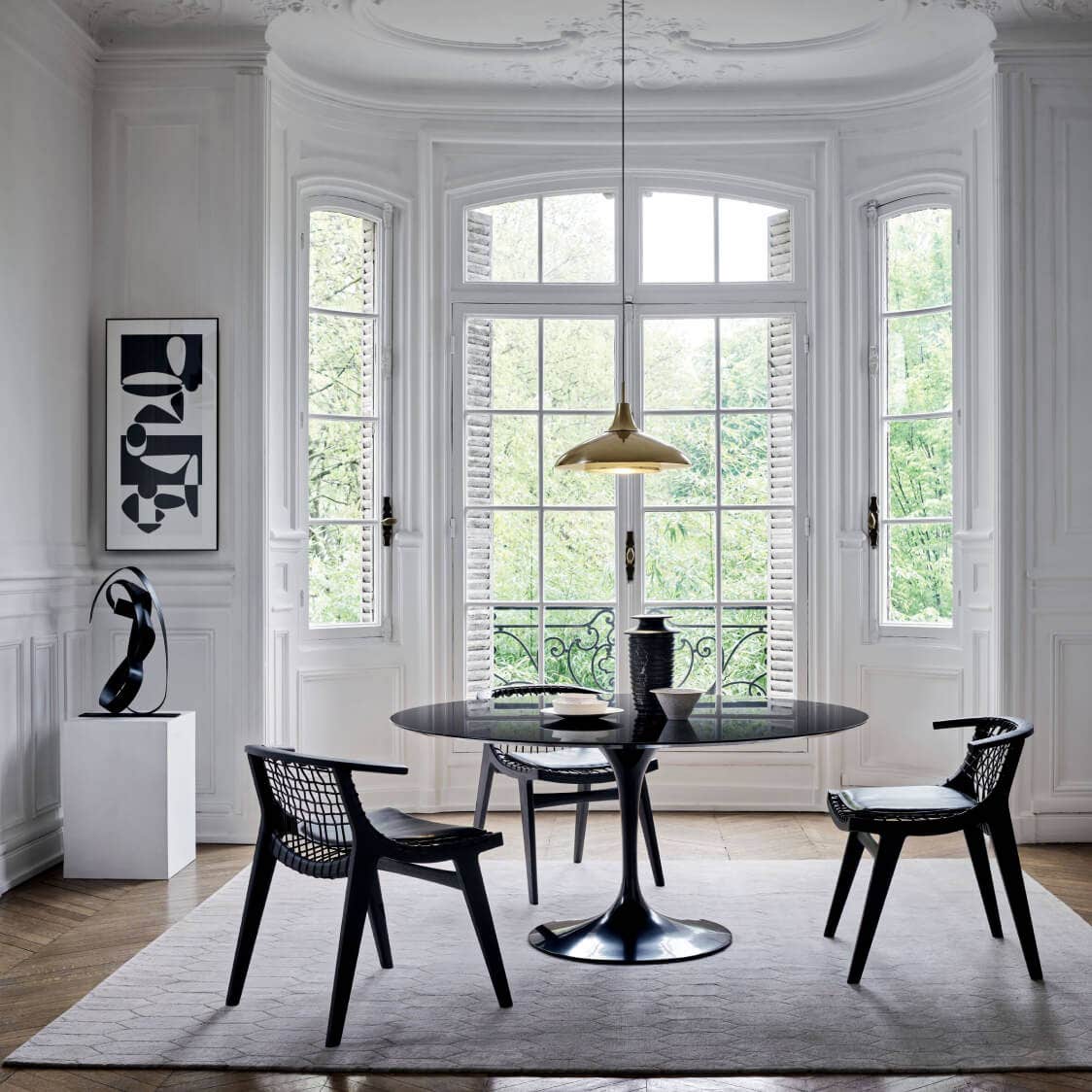Knoll Klismos Dining Armchair