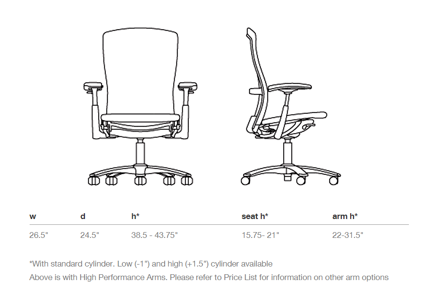 Knoll Life® Chair - Suspension Back