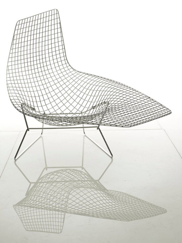 Knoll Harry Bertoia Asymmetric Chaise