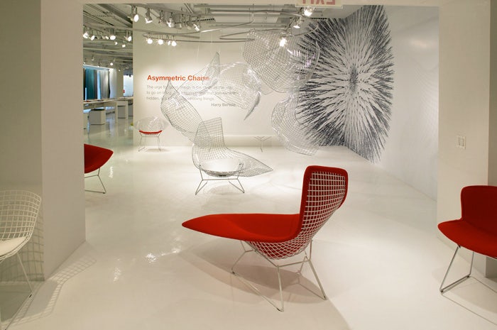 Knoll Harry Bertoia Asymmetric Chaise