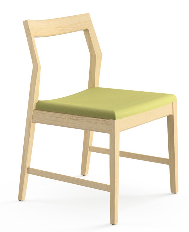 Knoll Marc Krusin Side Chair Armless Upholstered