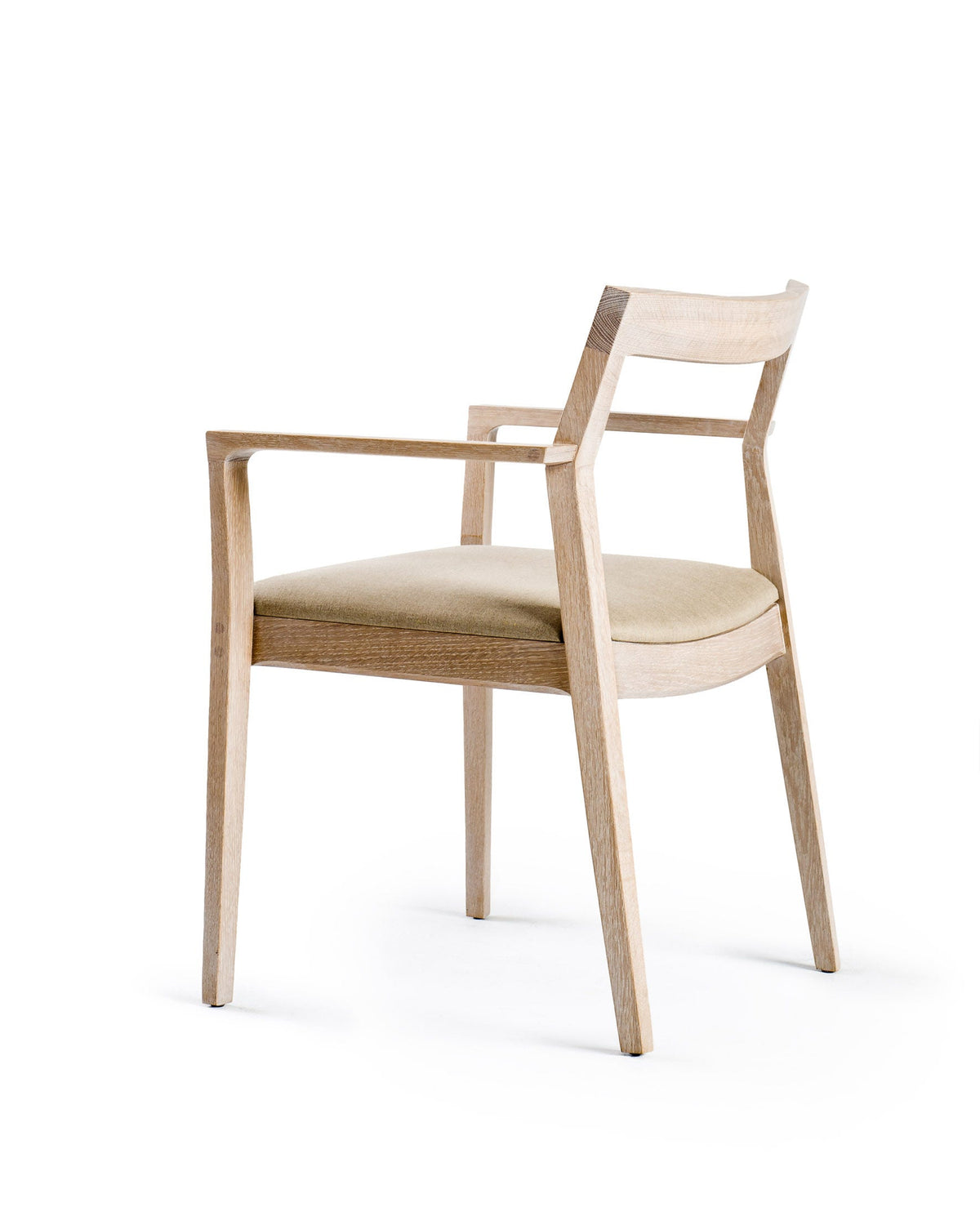 Chaise latérale rembourrée Knoll Marc Krusin avec accoudoirs
