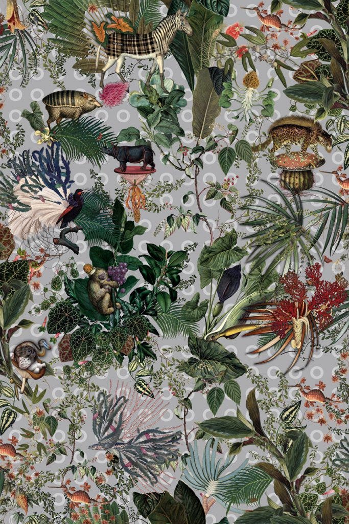 Moooi Extinct Animals Golden Tiger Carpet