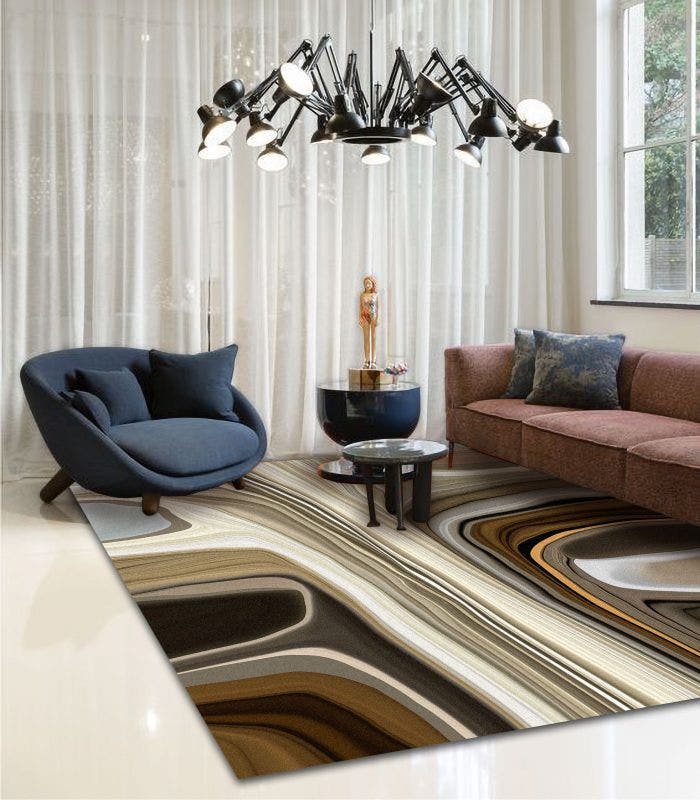Moooi Liquid Layers Rectangle Carpet