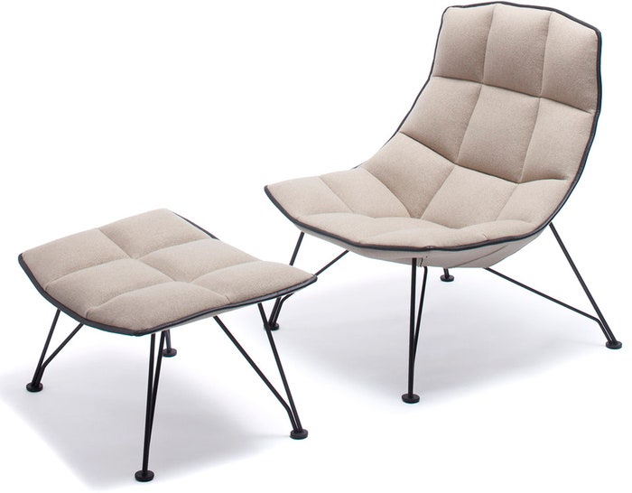 Knoll Markus Jehs and Jurgen Laub - Ottoman (Wire Base)