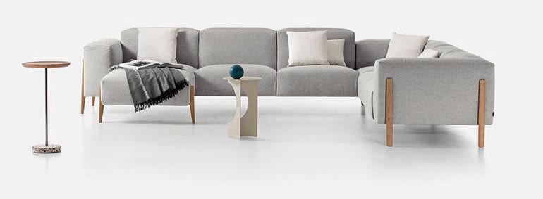 Pianca All-in Sofa with Low Backrest