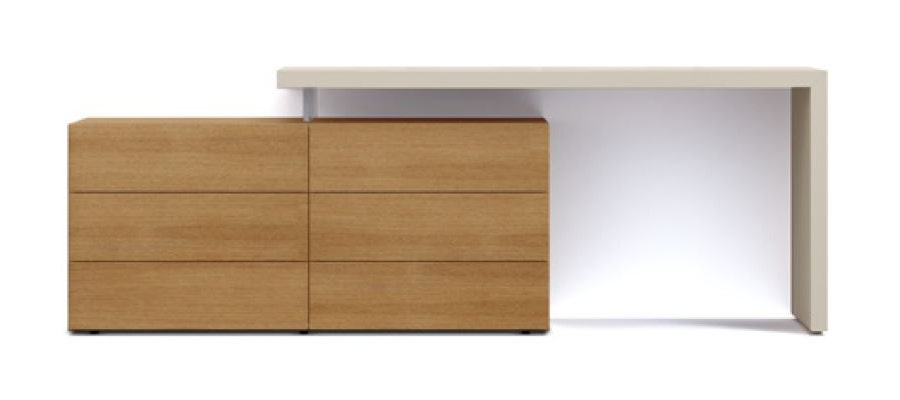 Pianca Domino Vanity/Desk And People Dresser