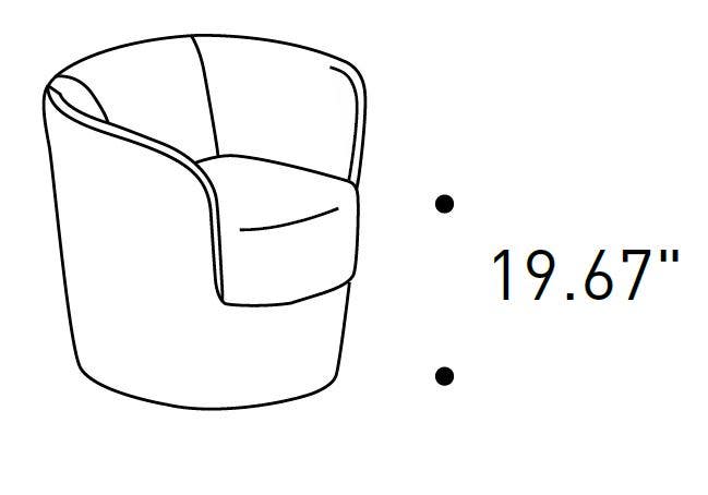 Pianca Opla Armchair With Swiveling Base