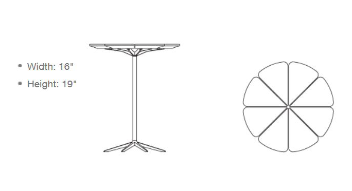 Knoll Richard Schultz Petal® End Table
