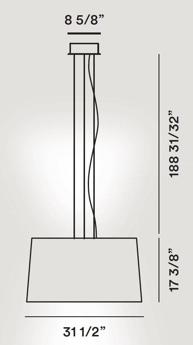 Foscarini Twice as Twiggy Suspension Lamp