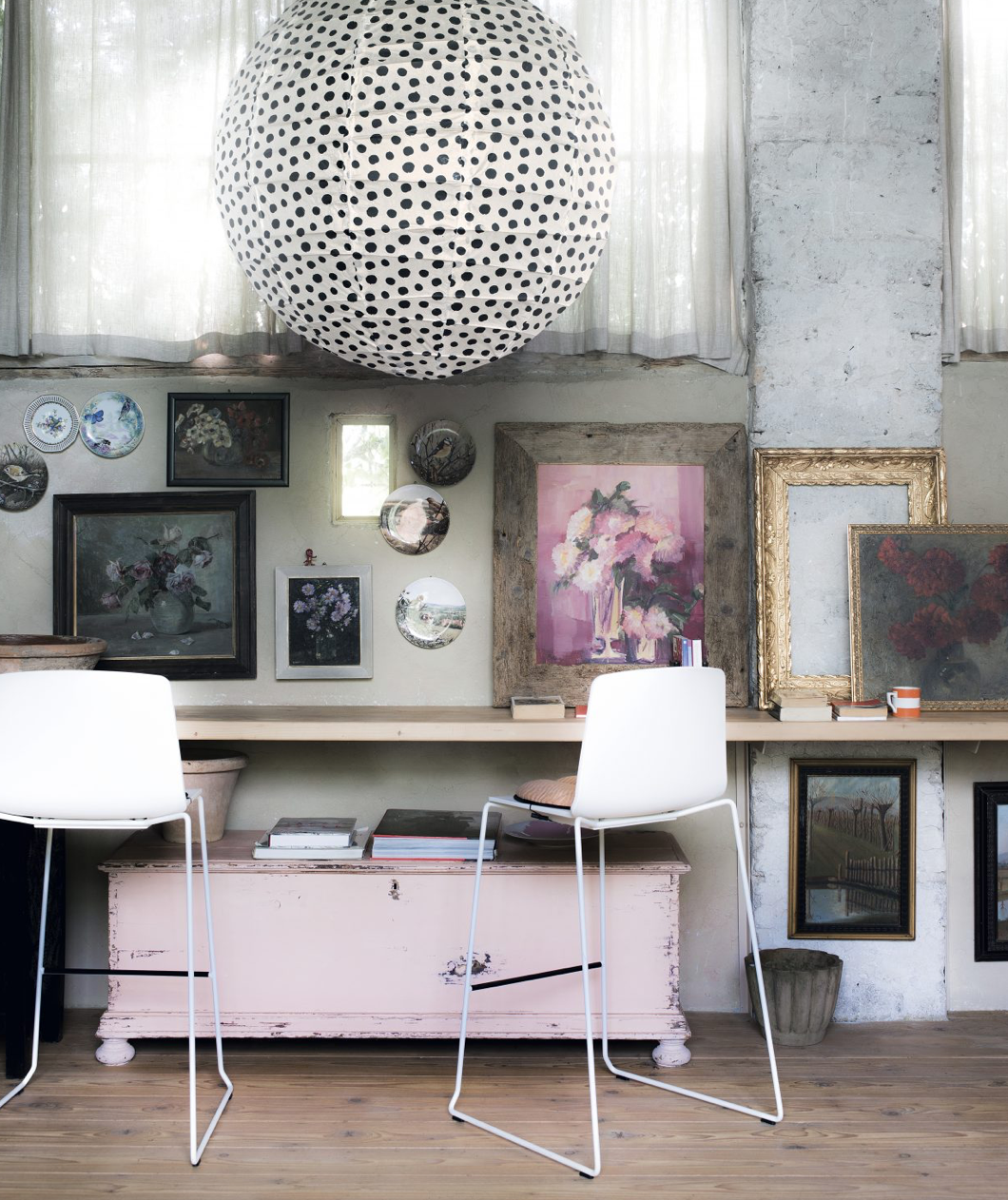 Chaise et tabouret Rama