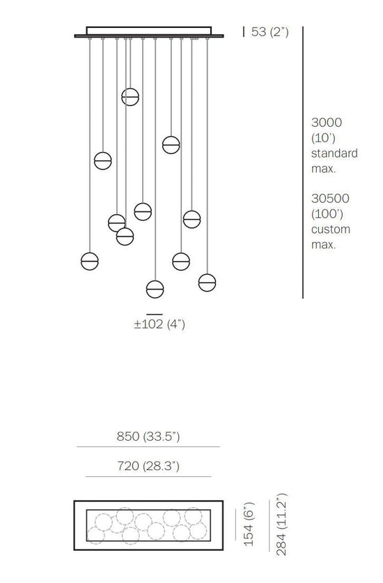 Bocci 14.11 Eleven Pendant Light