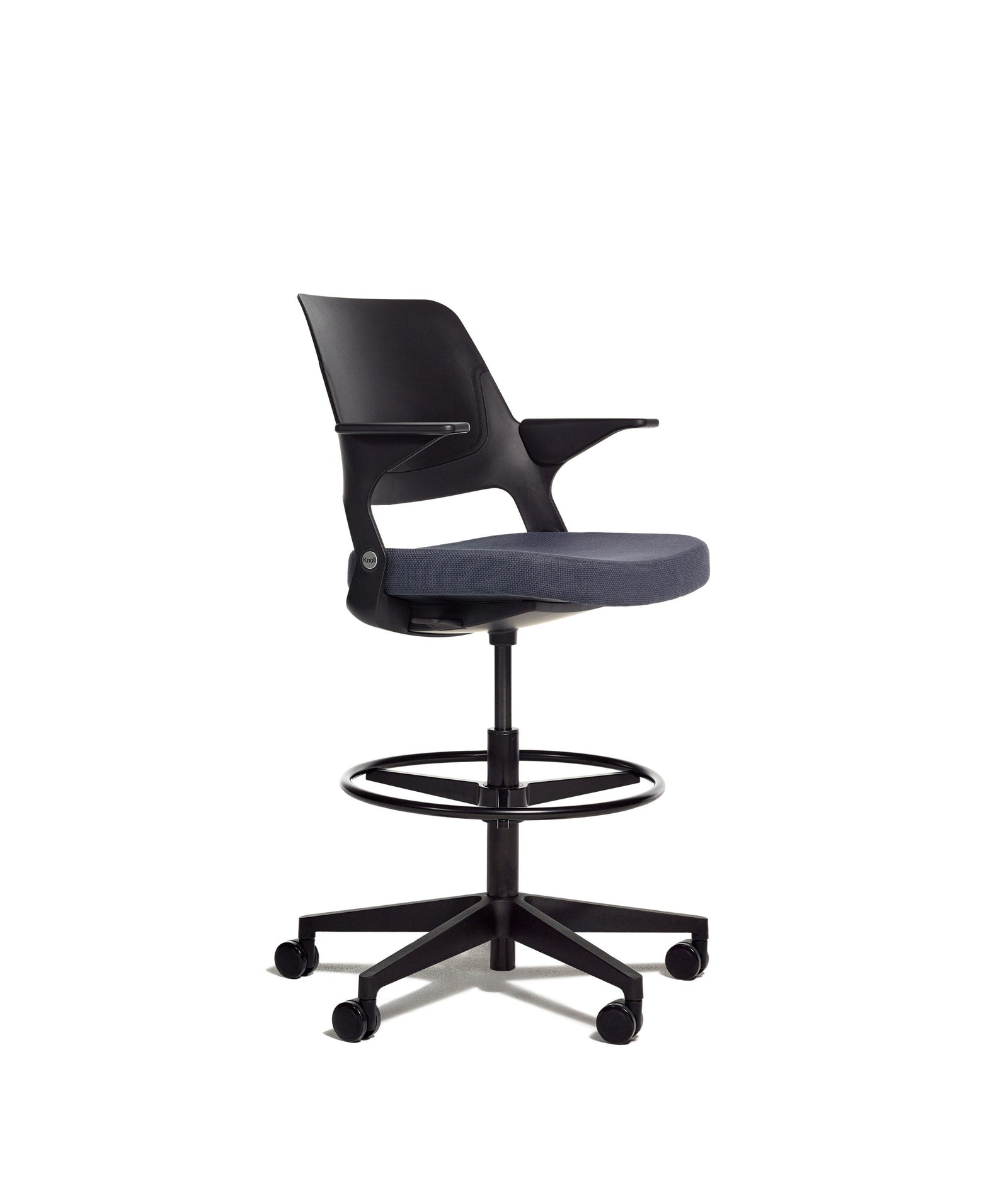 Knoll Ollo High Task Chair with Shell Back, 5-Star Base