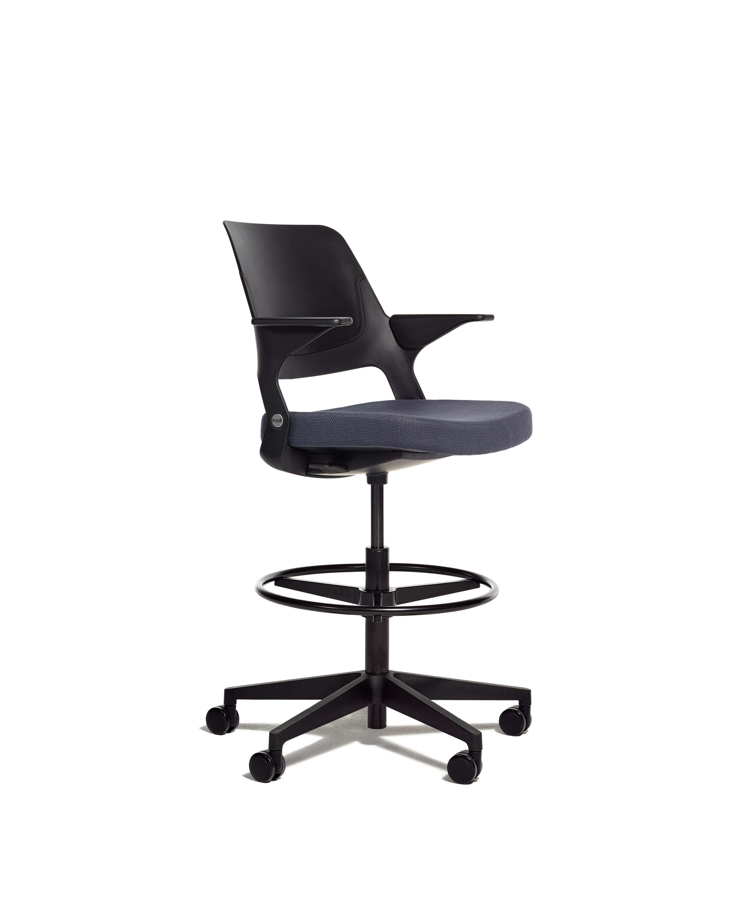 Knoll Ollo High Task Chair with Shell Back, 5-Star Base