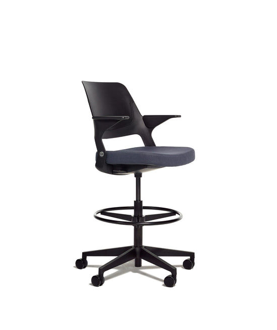 Knoll Ollo High Task Chair with Shell Back, 5-Star Base
