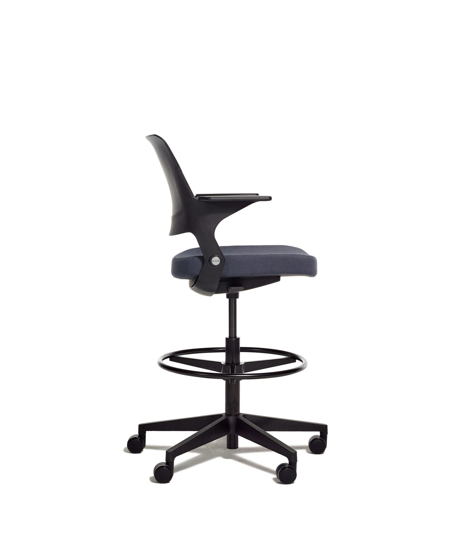 Knoll Ollo High Task Chair with Shell Back, 5-Star Base