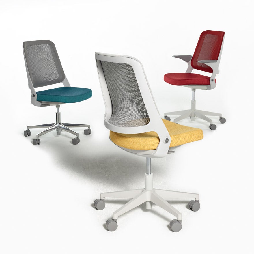 Knoll Ollo Task Chair with Knit Back, 5-Star Base