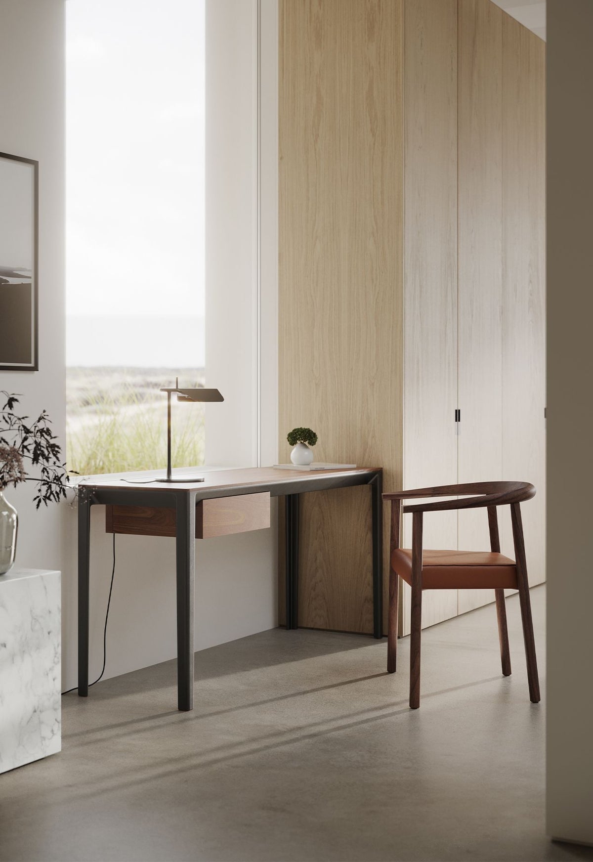 Able Desk & Low Console by Bensen - gallery 3