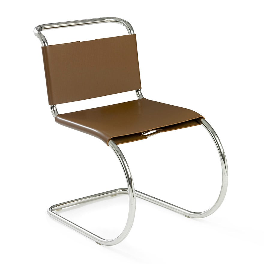 Knoll Ludwig Mies Van Der Rohe - MR Chair with Leather Sling Seat