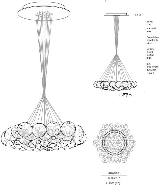 Bocci 28.37 Cluster Thirty Seven Pendant Light