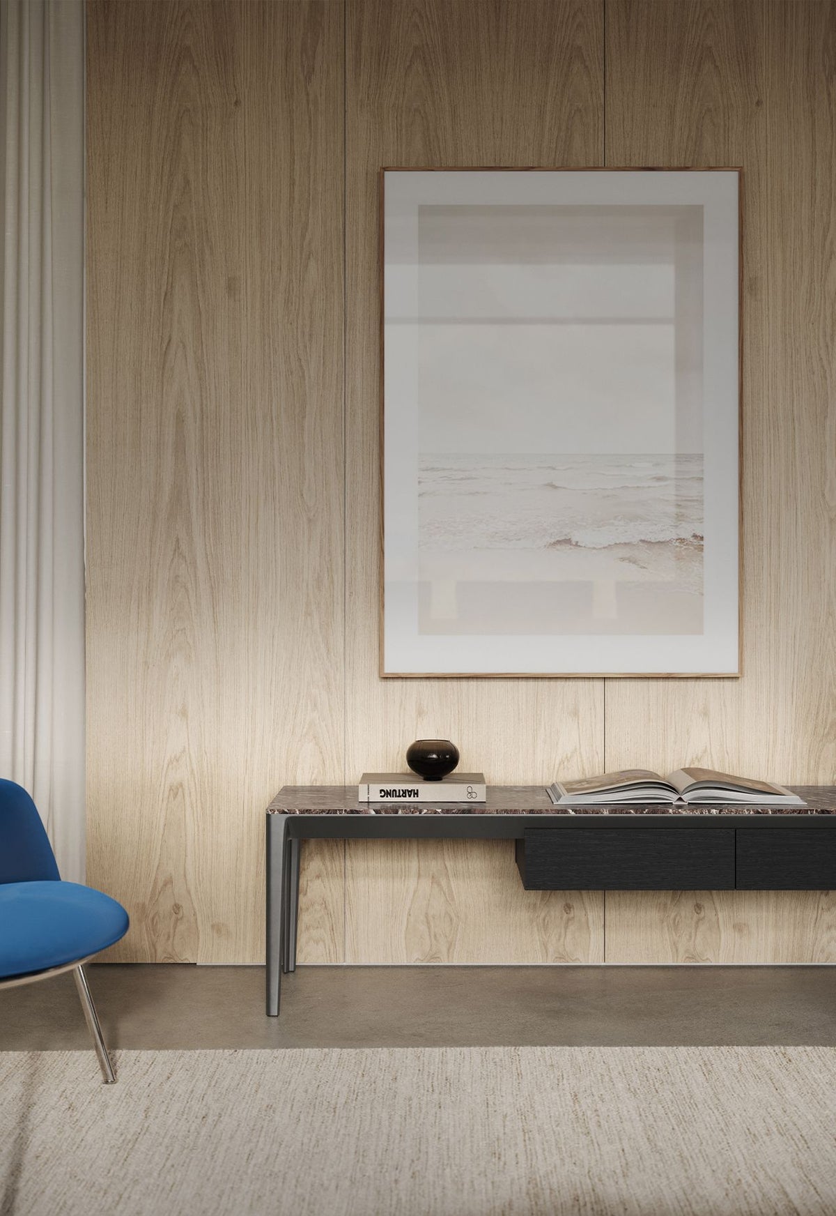 Able Desk & Low Console by Bensen - gallery 7