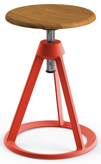 Tabouret à hauteur réglable Knoll Barber Osgerby Piton™