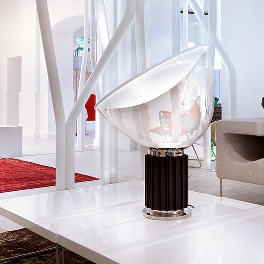 Flos Taccia Table Lamp with Methacrylate Diffuser