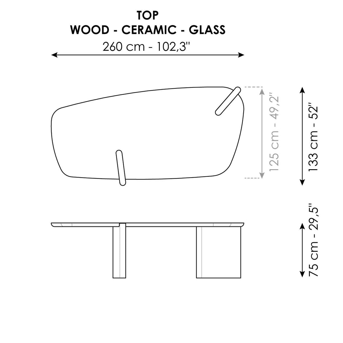 Flatiron table