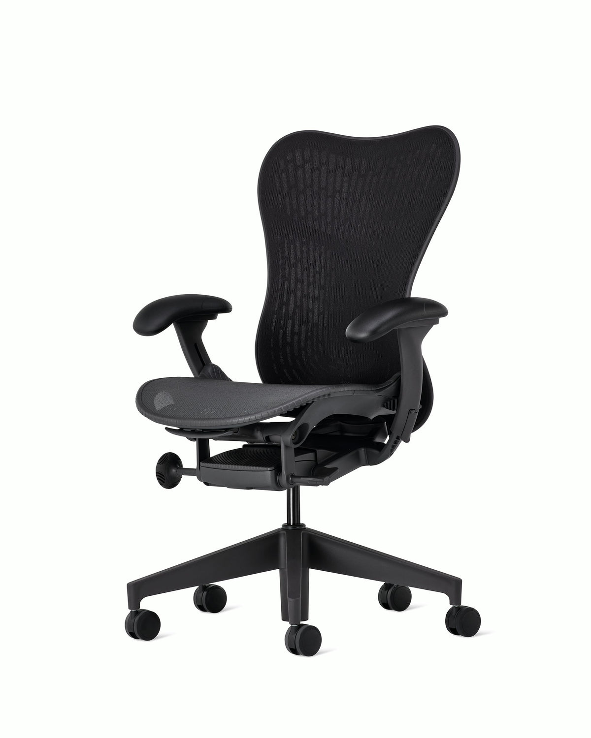 Herman Miller Mirra 2 Chair — Butterfly Suspension Back / Graphite / Graphite