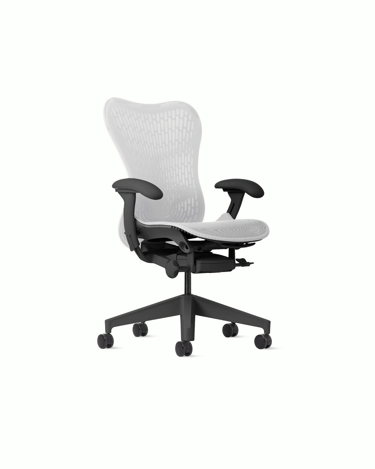 Herman Miller Mirra 2 Chair — Butterfly Suspension Back / Alpine / Graphite