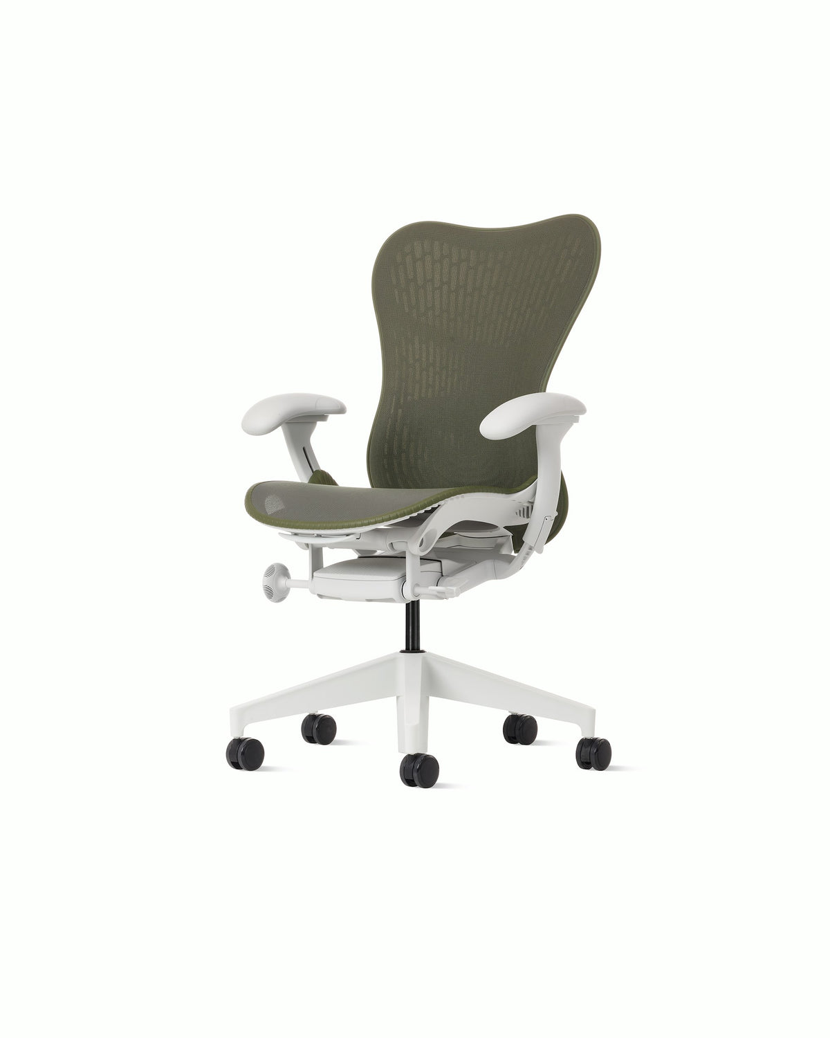 Herman Miller Mirra 2 Chair — Butterfly Suspension Back / Olive / Alpine