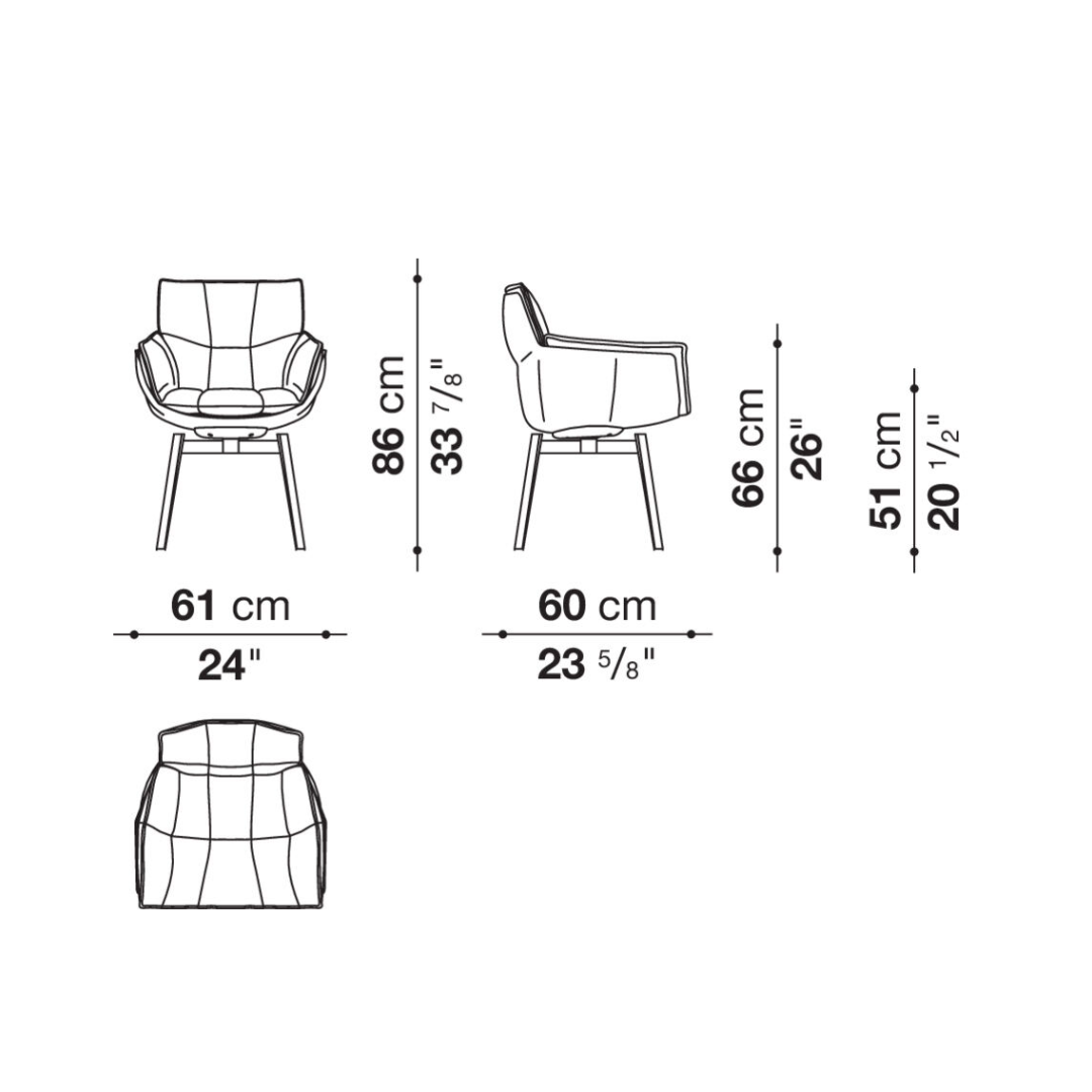 Chaise de salle à manger Husk - Expédition rapide