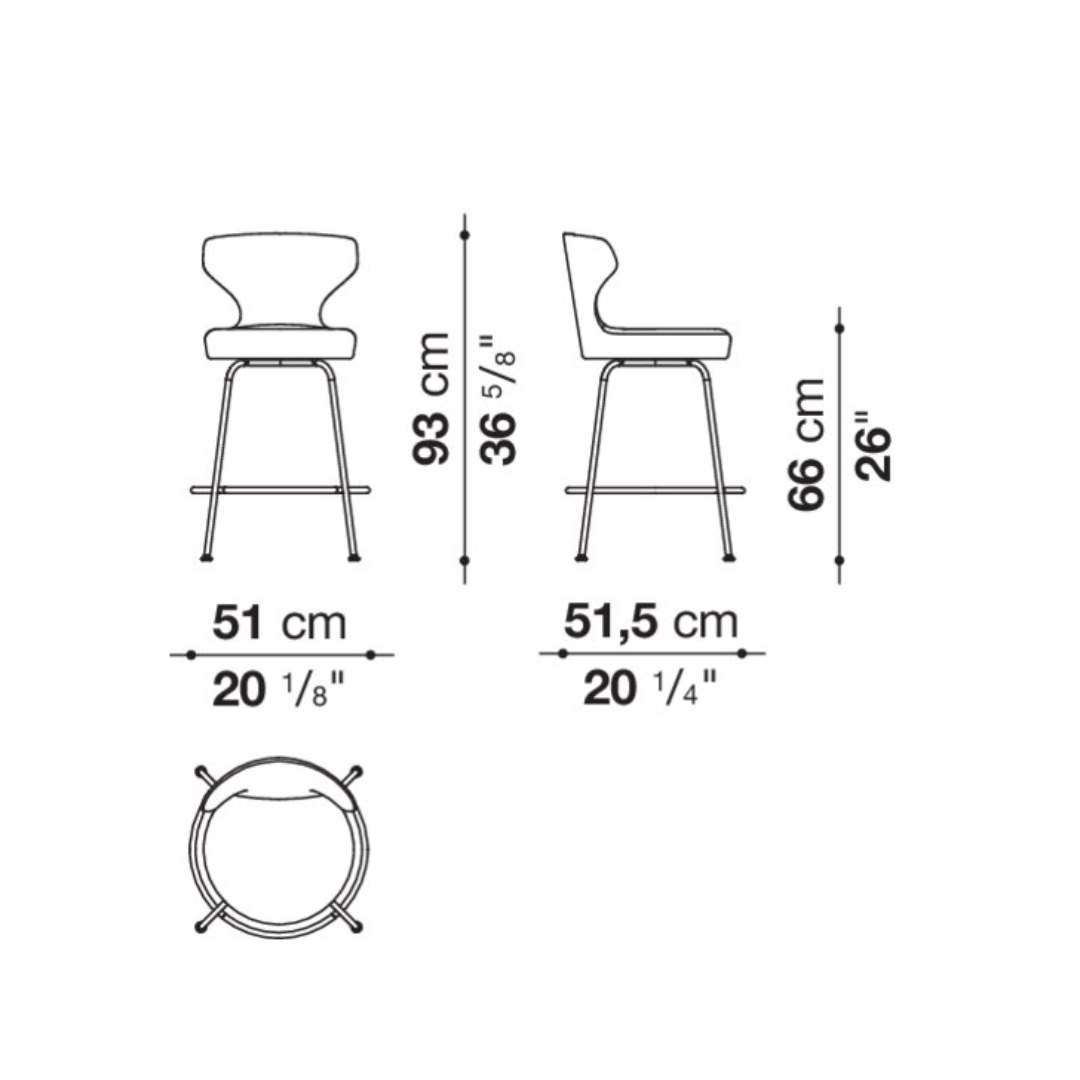 Tabouret Papilio - Expédition Rapide