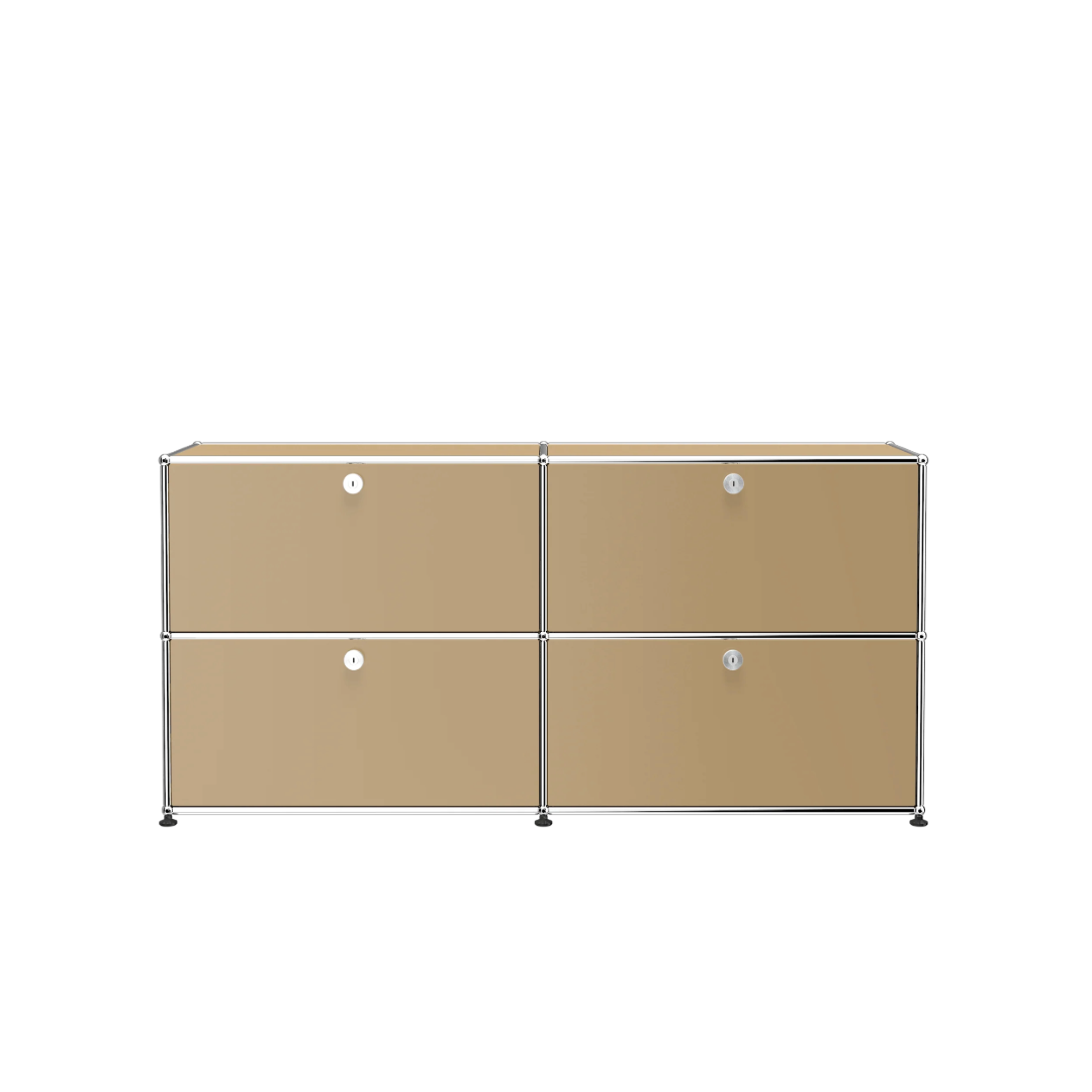USM Haller l Box 750×350×350 色：ブラウン USM Haller File Credenza E2F – Alteriors