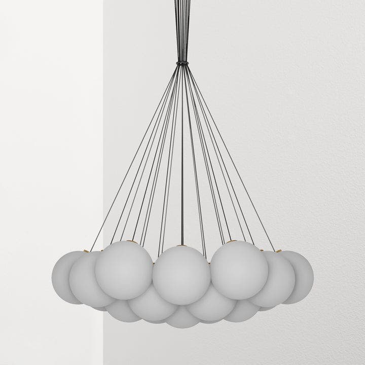 Anony Glass 120 19R Chandelier